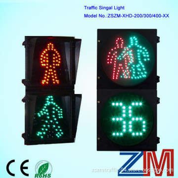 2014 Dynamic LED Flashing Pedestrian Crossing Roadway Signal Light with Digital Countdown Timer
